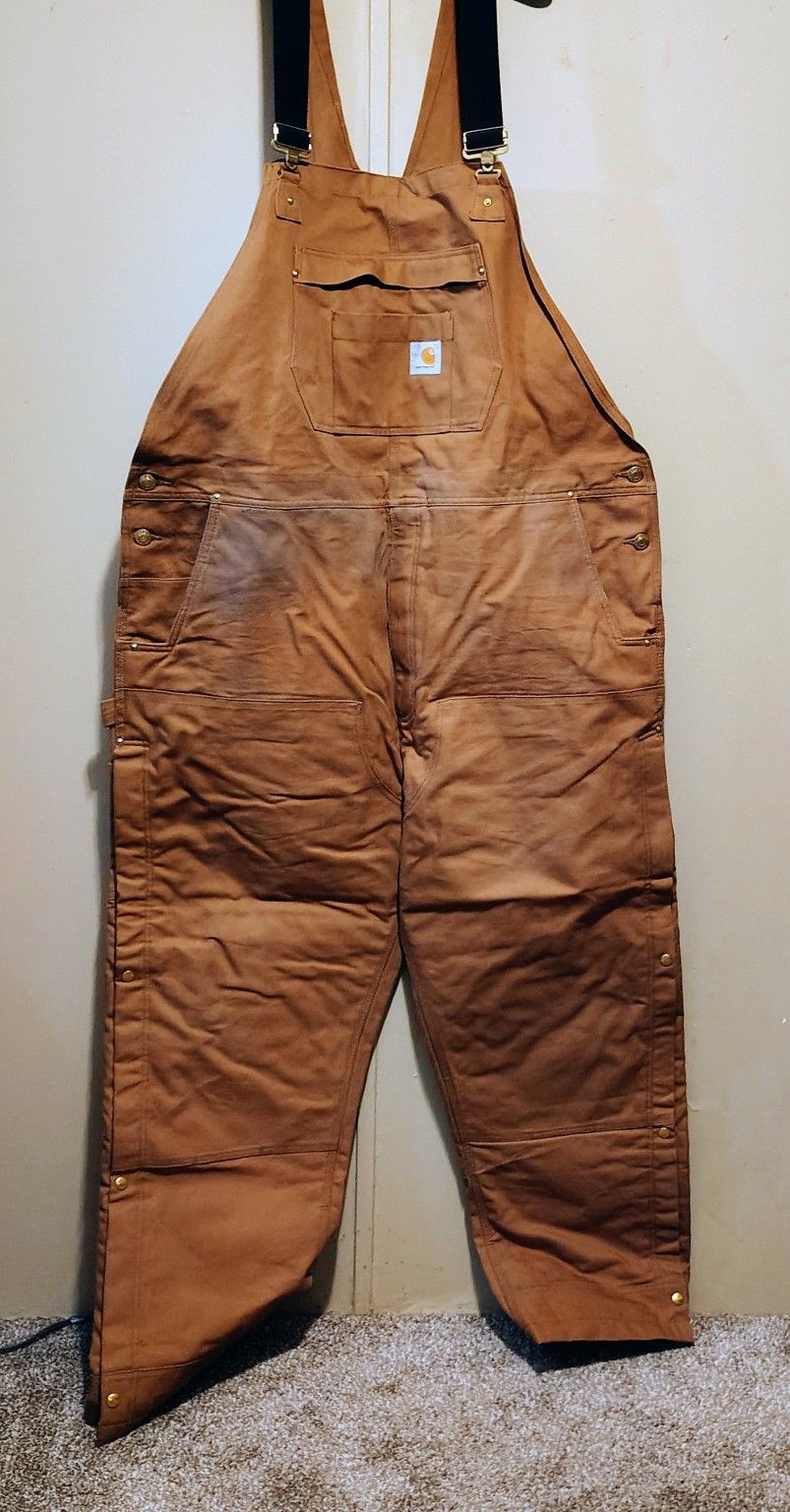 Carhartt Men's Insulated Bib Overalls 2x