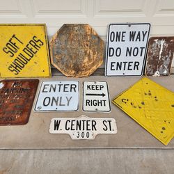 Original Heavy Metal Embossed Sign Vintage Mancave Signage Garage Art