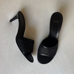 coach vintage heels