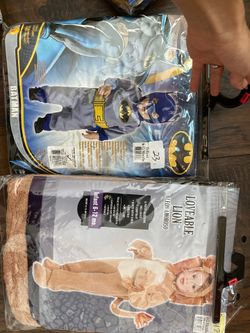 Baby lion and Batman costume 6-12 months