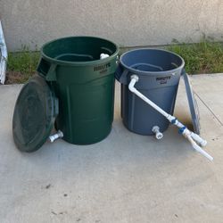 Water Container Set For Mixing Fish Tank Saltwater