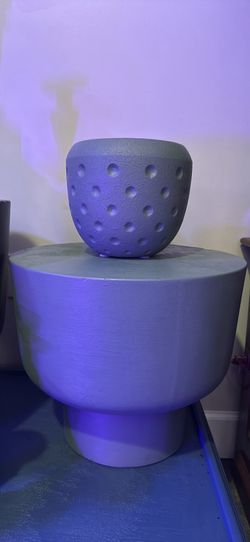 Baby Sage Stone Planter Pedestal