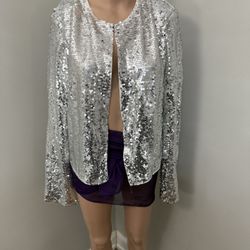 Sparkly Long Sleeve Shawl Excellent Condition Pick Up Only