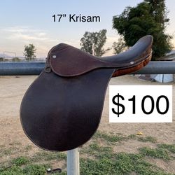 17” Krisam English Saddle