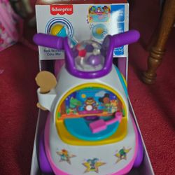 Fisher price, ride along toy.
