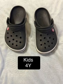 Youth 4J black crocs