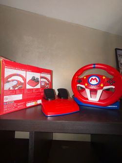 Nintendo Switch Mario Kart Racing Wheel Pro Mini + Pedals