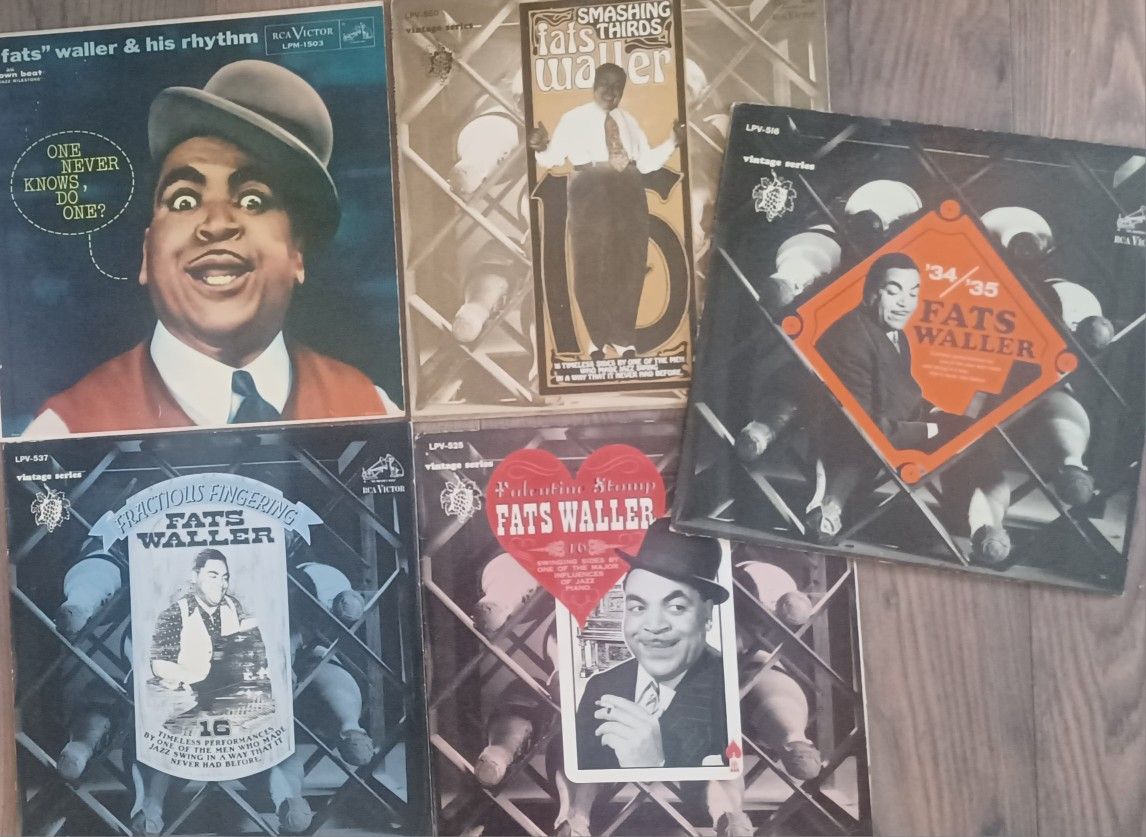 Fats Waller "Lot Of 5" 50s&60's RCA Jazz LP/Mono~EX