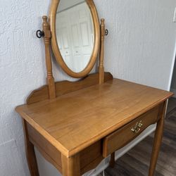 Vintage Wood Vanity 
