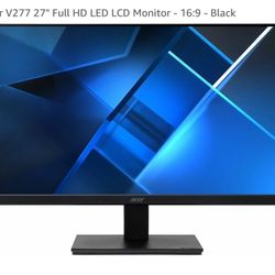 Brand “NEW” Acer Vero V7 V277 E 27" with FREE Logitech Wireless Keyboard 