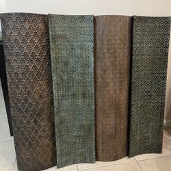 Metal Embossed Wall Art 1-Piece 4 Different Designs