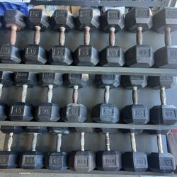 Dumbbell Set with Rack