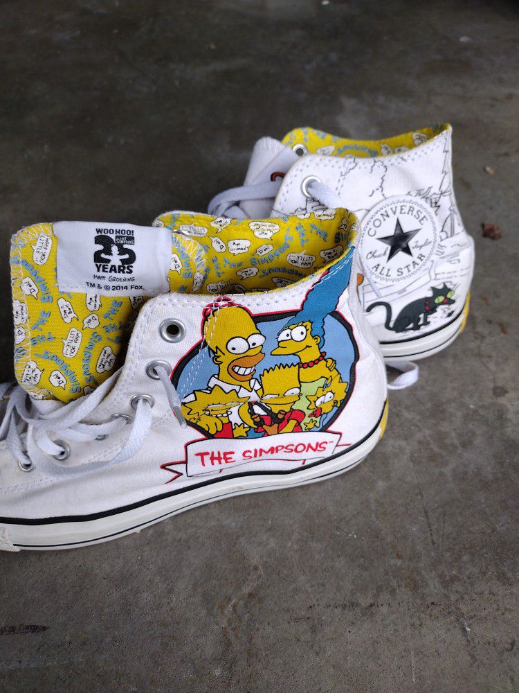 25th Anniversary Simpsons Chuck Taylor Converse All Stars