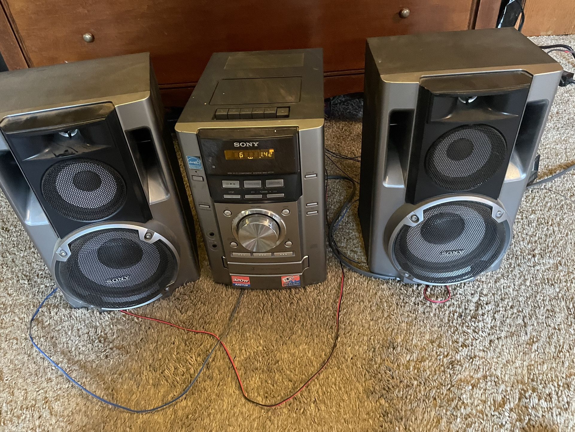 Sony Audio Stereo Speakers Pair 