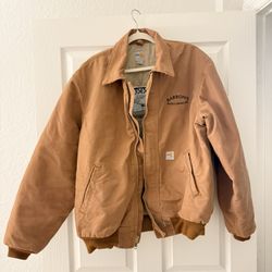 Vintage Custom Carhartt Flame Resistant Jacket - L - Barron’s Oil Field  