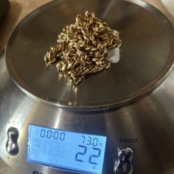 gold 10k chain hollow 