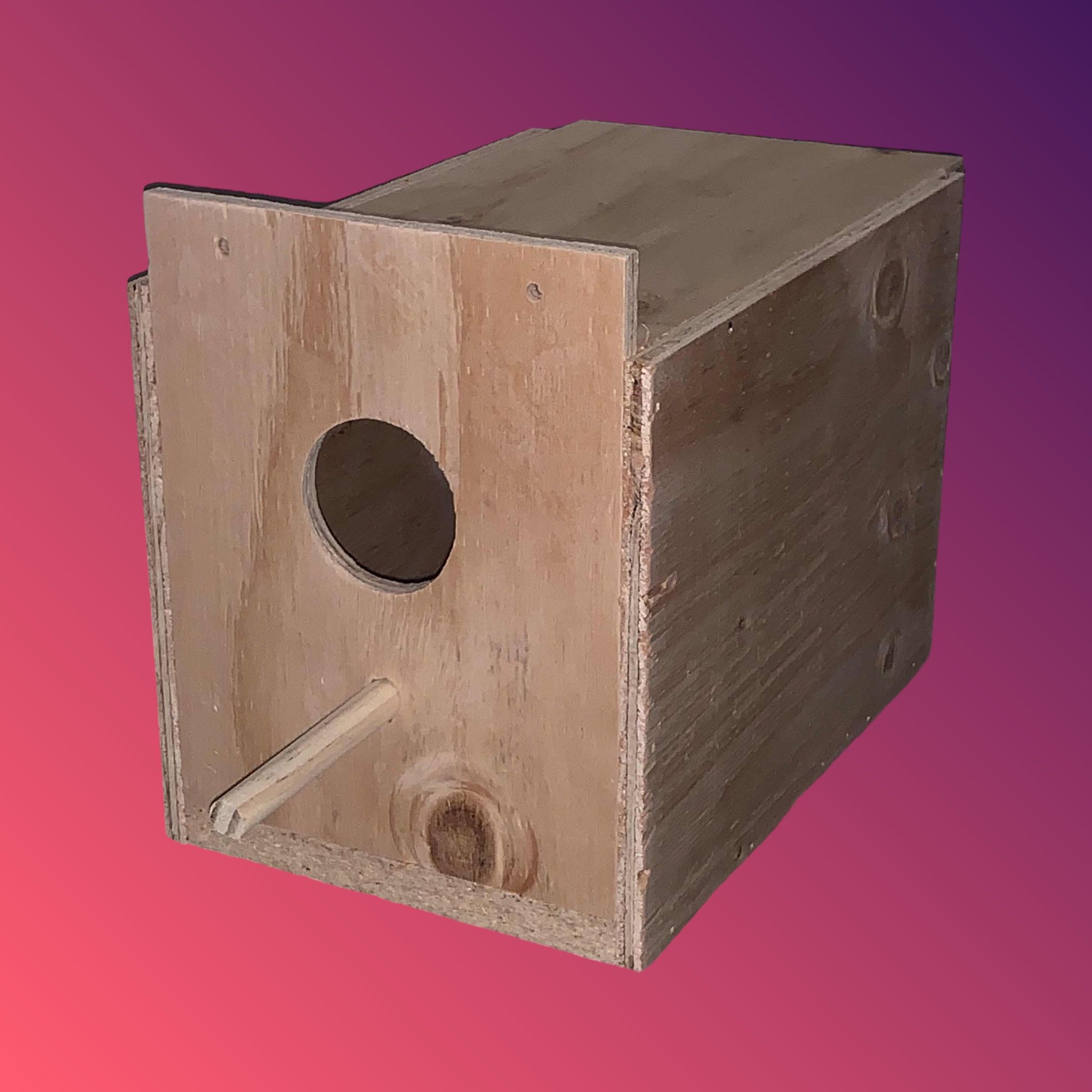 Lovebird Nest Box (Outside Cage)