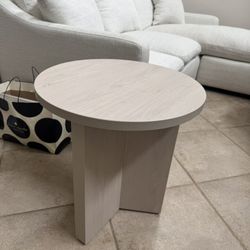Beige End Table