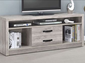 Driftwood gray TV stand (60")