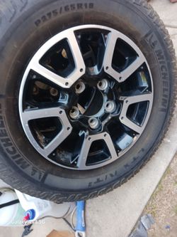 Four tires and wheels  for sale