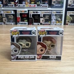 2 BITTY Barb 1" Funko Pops HYPER RARE CHASE Upside Down #427 Stranger Things