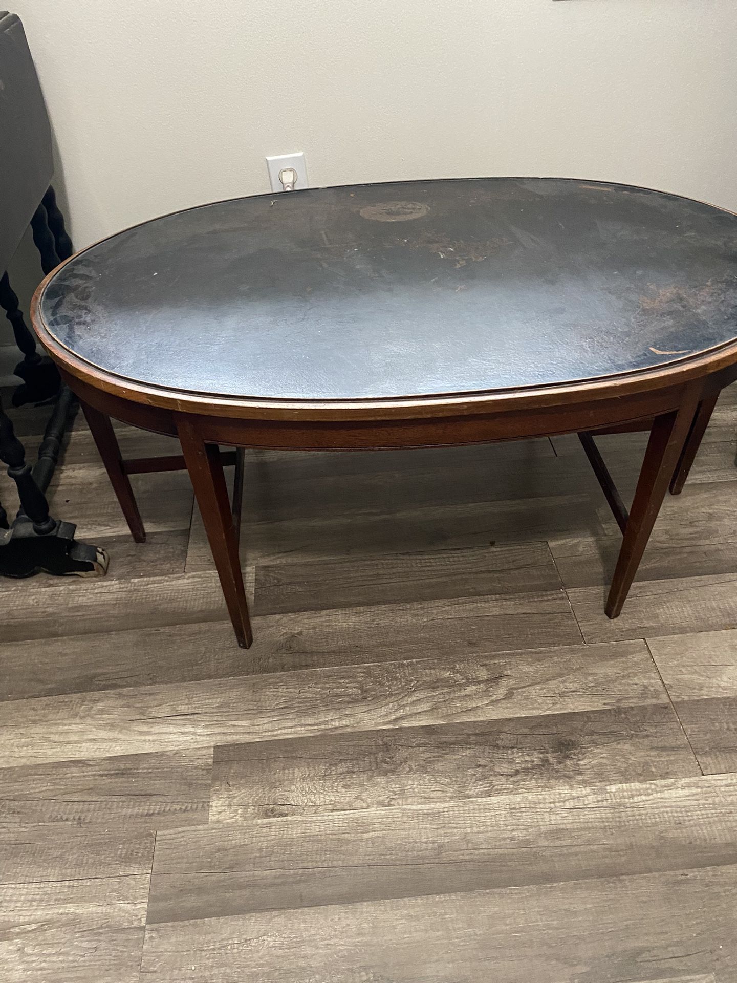 Antique Wood Living Room Table