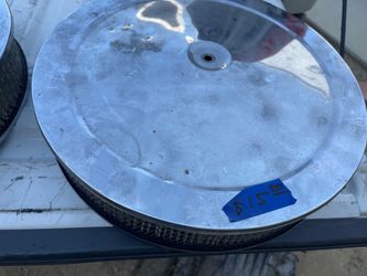 14” chrome air cleaners