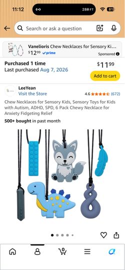 Sensory Chewing Toy