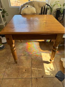 Solid Wood Nord Furniture Square Dining Table – 36” x 36”