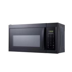 1.7 cu. ft. 1000-Watt Over the Range Microwave in Black