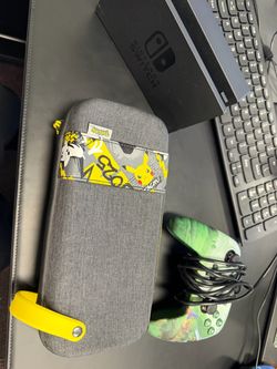 Nintendo Switch V2 Bundle – Dock, Zelda Controller & Pokémon Case