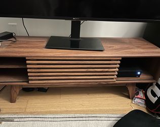 Wood tv stand