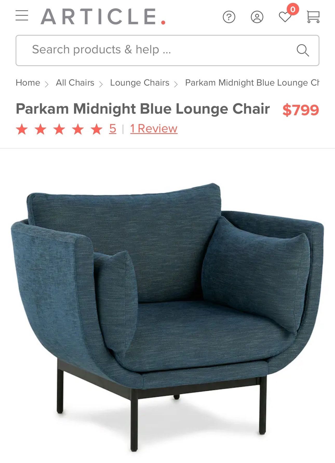Article Furniture Chair