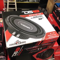 Ds18 Slim 10 Inch Subwoofer On Sale For 75 Bucks 