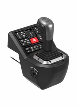 HORI Truck Control System for Windows 11/10 with Force Feedback Steering Wheel, Shifter Control Panel, & Pedals