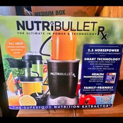 Nutribullet RX Blender 12 Piece Set New