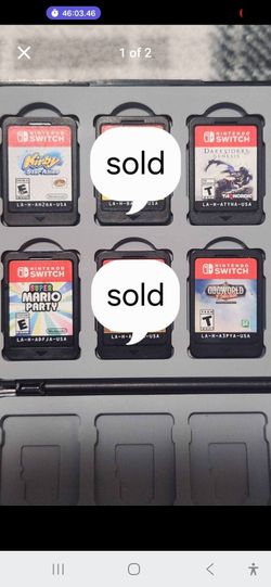 Nintendo Switch games [ Mario party ,Kirby star allies , Odd world, Darksider.