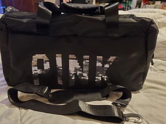 New waterproof overnight travel gym duffle bag 12x17 black free apple phone case