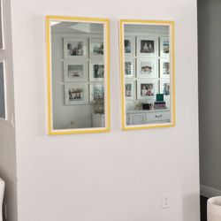 Set of vintage omega Mirrors