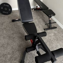 Adjustable Bench w/ Leg Extension And Curl