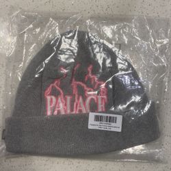 Palace Grey Lightning Beanie