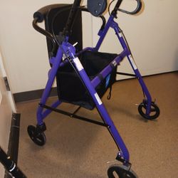 Brand New Never Used Medline Walker Purple Extremely Rare Great Purple 