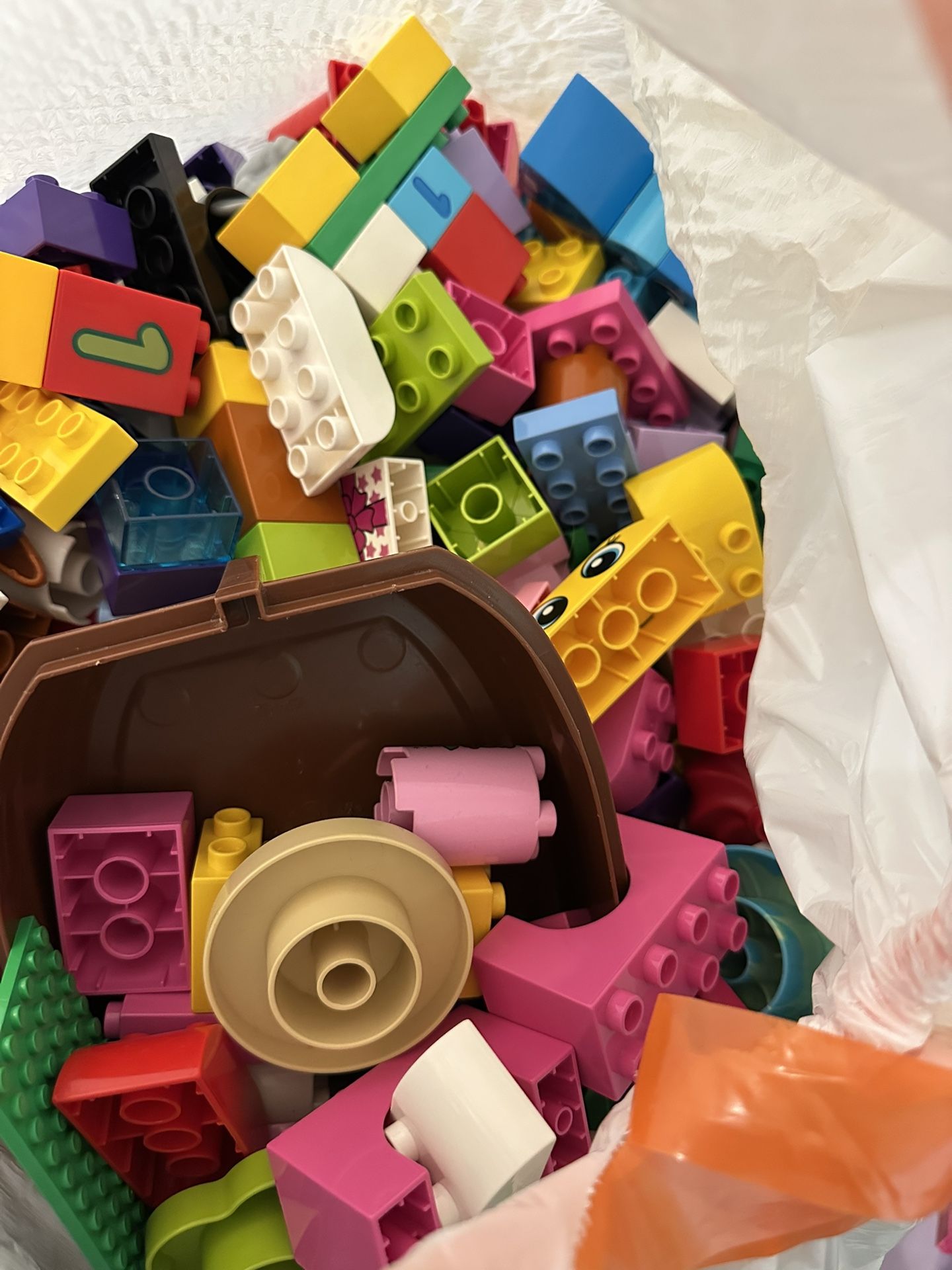 Large Lot Of Lego Duplos