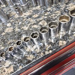 Used 3/8 Snap On Socket Set
