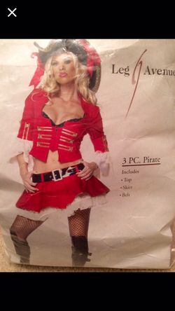 Sexy pirate costume sz Med