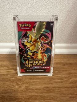 Pokemon Booster Bundle Acrylic Case Protector Brand New In Box. Sealed