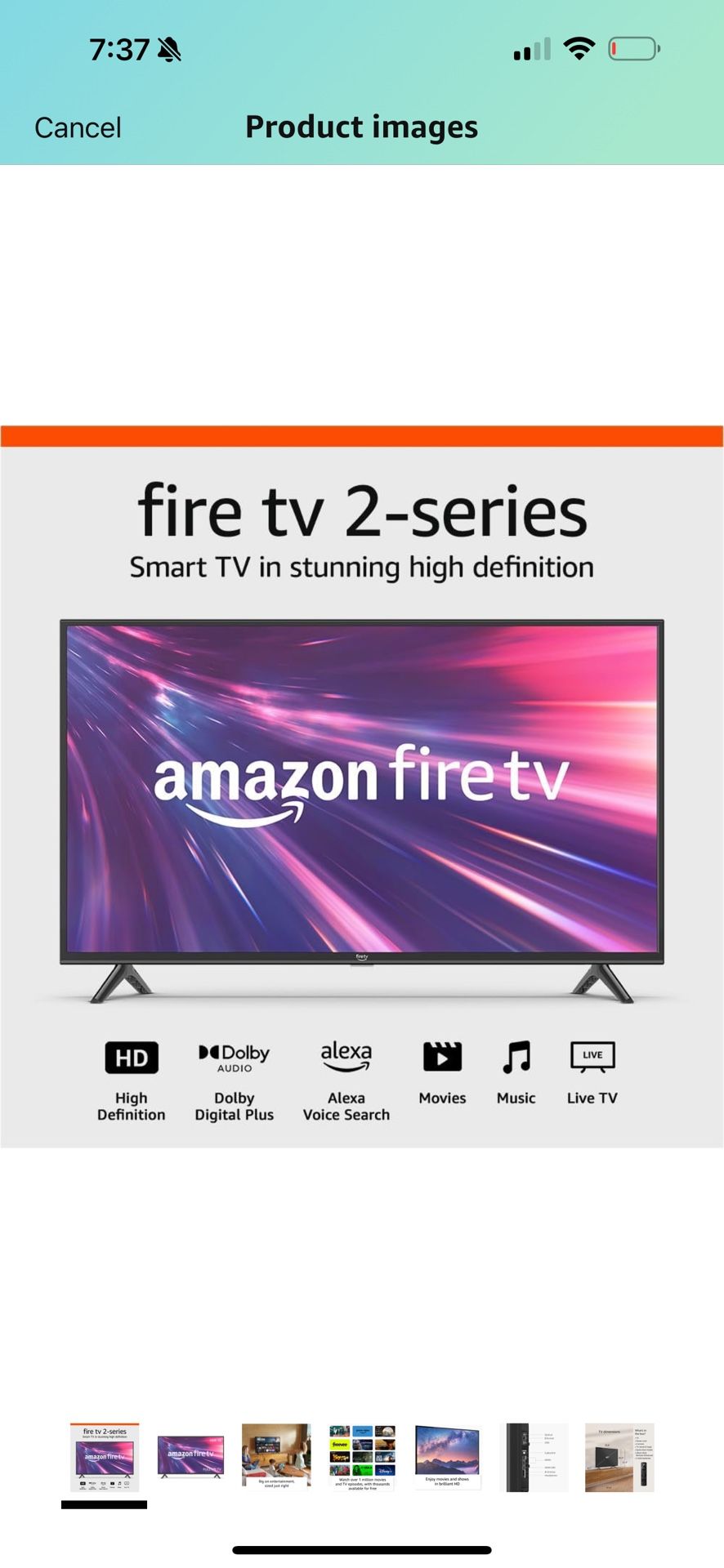 40” Amazon Brand Fire TV