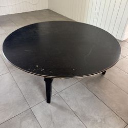 Round Wood Coffee Table