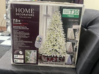 Flocked Christmas Tree