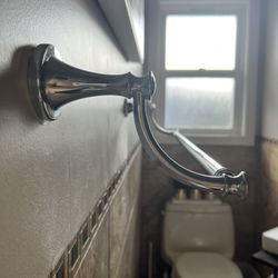 Chrome Bath Towel Holder